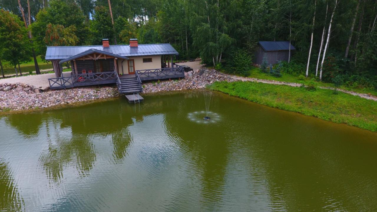 Dzirnavas Pirtsmaja Villa Cesvaine Exterior photo